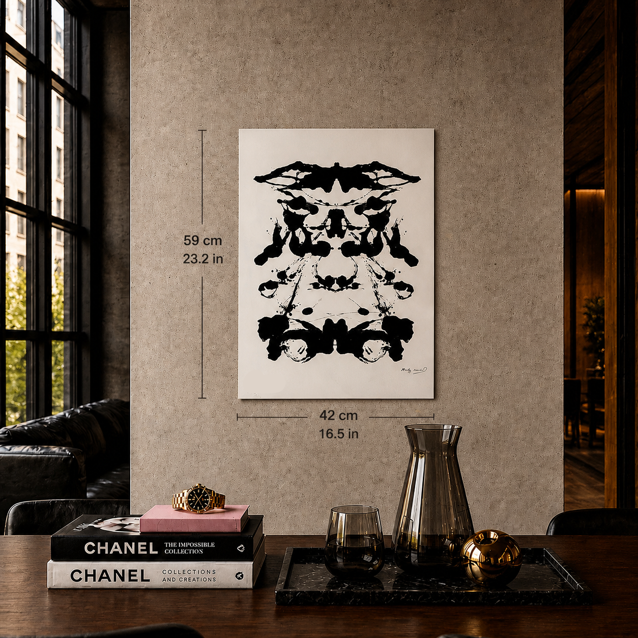 Andy Warhol Rorschach Lithografie Arches 300gsm 42x59 cm