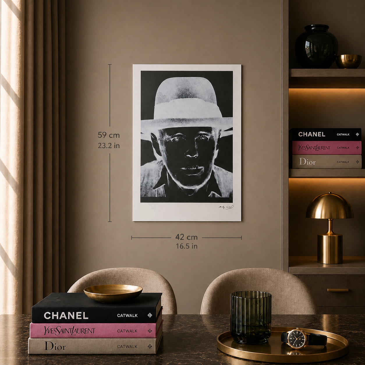 Andy Warhol Joseph Beuys Lithografie Arches 300gsm 42x59 cm