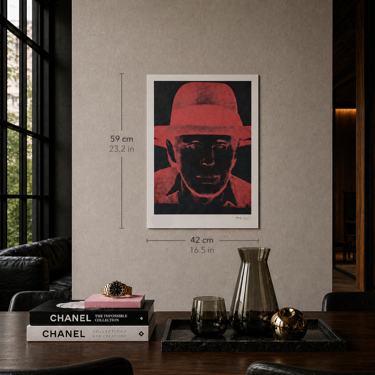 Andy Warhol Joseph Beuys Lithografie Arches 300gsm 42x59 cm