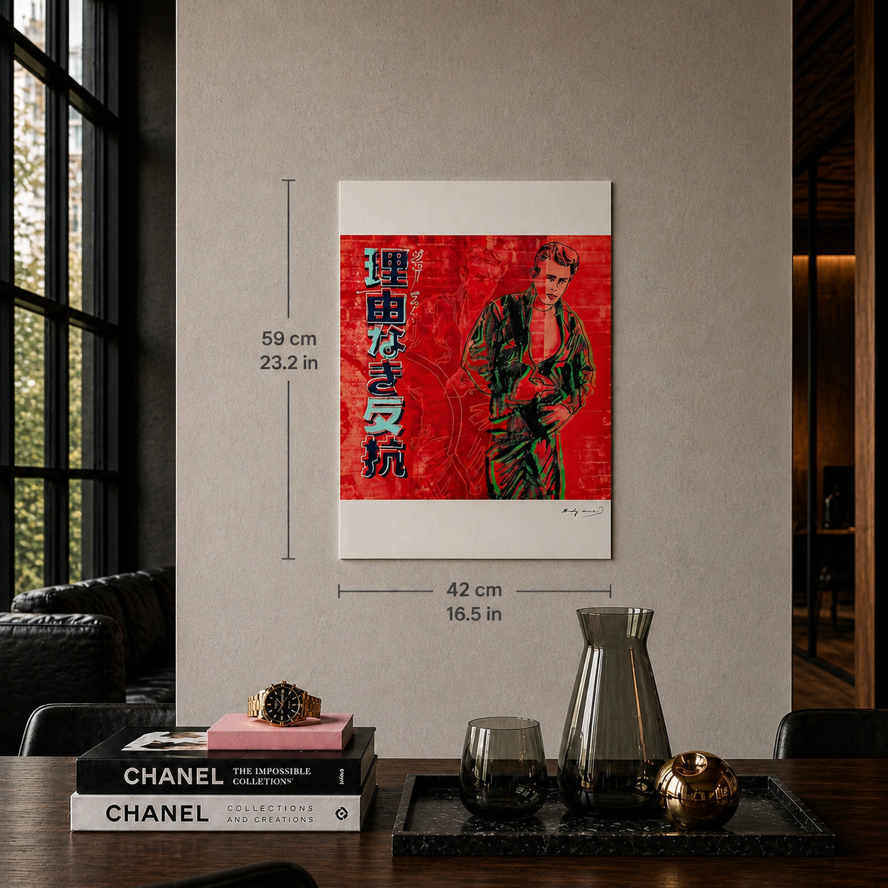 Andy Warhol James Dean Lithografie Arches 300gsm 42x59 cm
