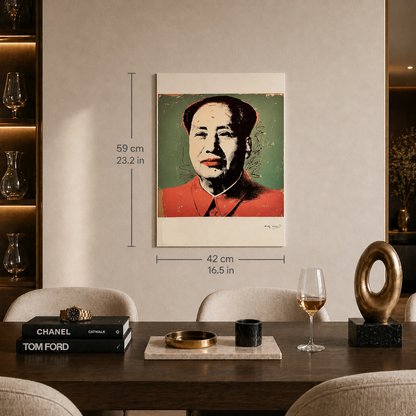Andy Warhol Mao (Vintage Green Edition) Lithografie Arches 300gsm 42x59 cm
