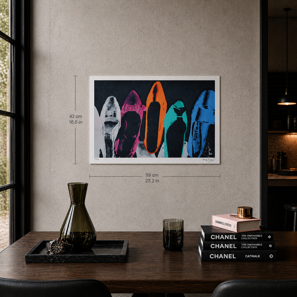 Andy Warhol Shoes Lithografie Arches 300gsm 42x59 cm