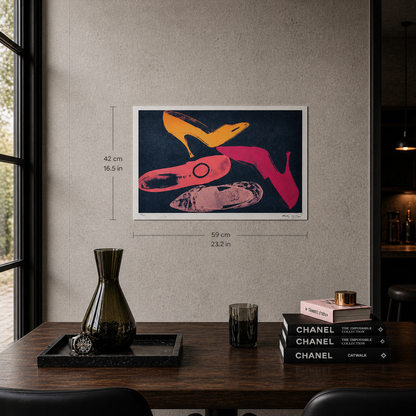 Andy Warhol Shoes Lithografie Arches 300gsm 42x59 cm