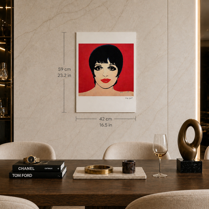 Andy Warhol Liza Minnelli Lithografie Arches 300gsm 42x59 cm