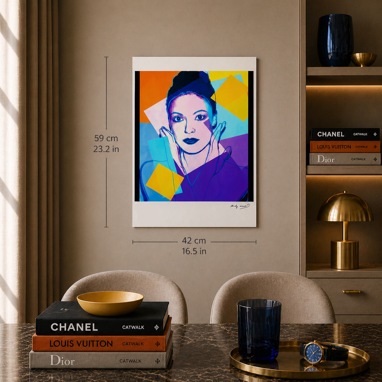 Andy Warhol Karen Kain Lithografie Arches 300gsm 42x59 cm