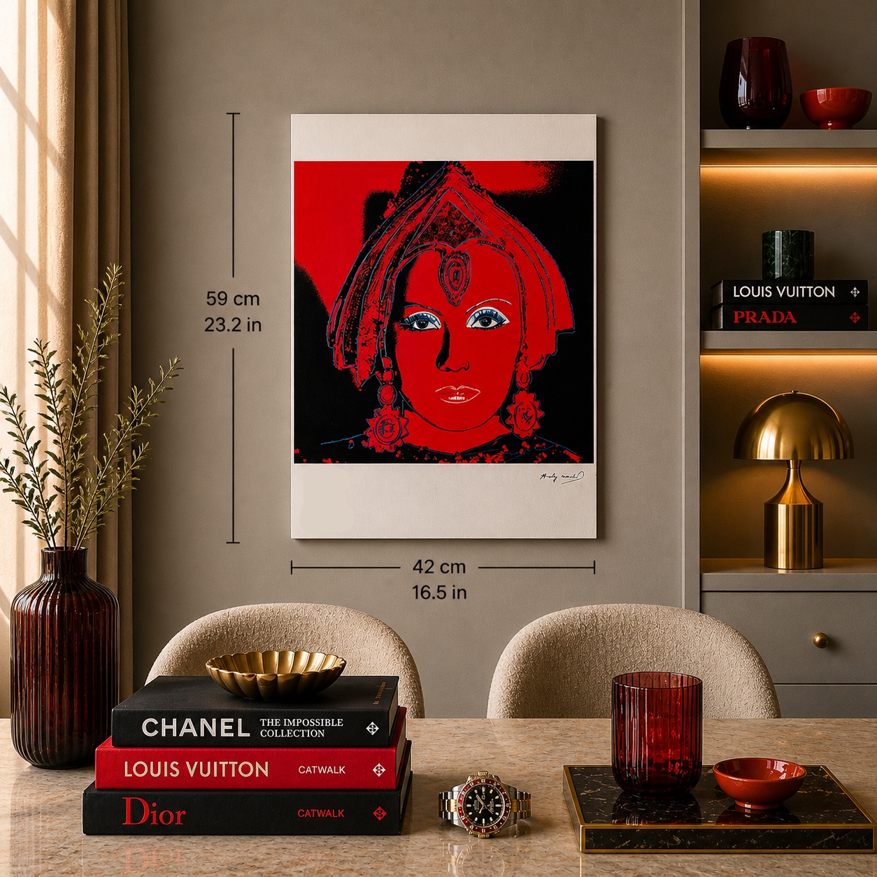 Andy Warhol Star Lithografie Arches 300gsm 42x59 cm