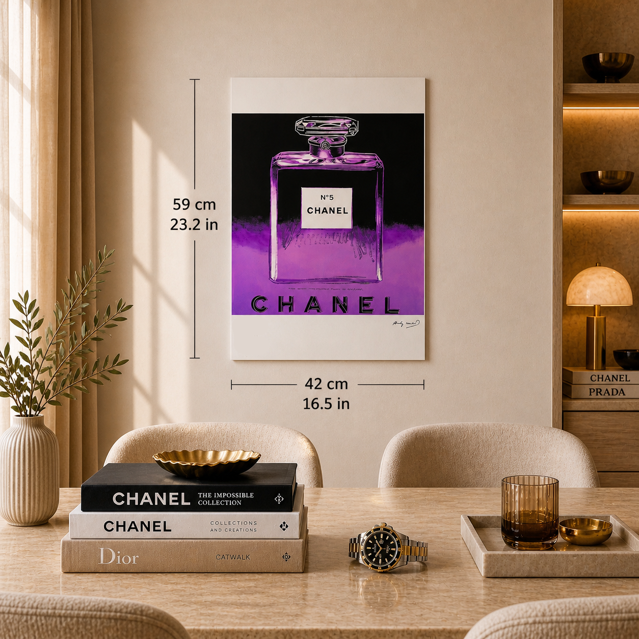 Andy Warhol Chanel Advertising Lithografie Arches 300gsm 42x59 cm
