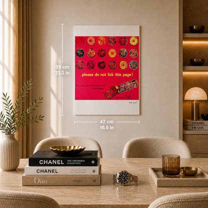 Andy Warhol Lifesaver Lithografie Arches 300gsm 42x59 cm