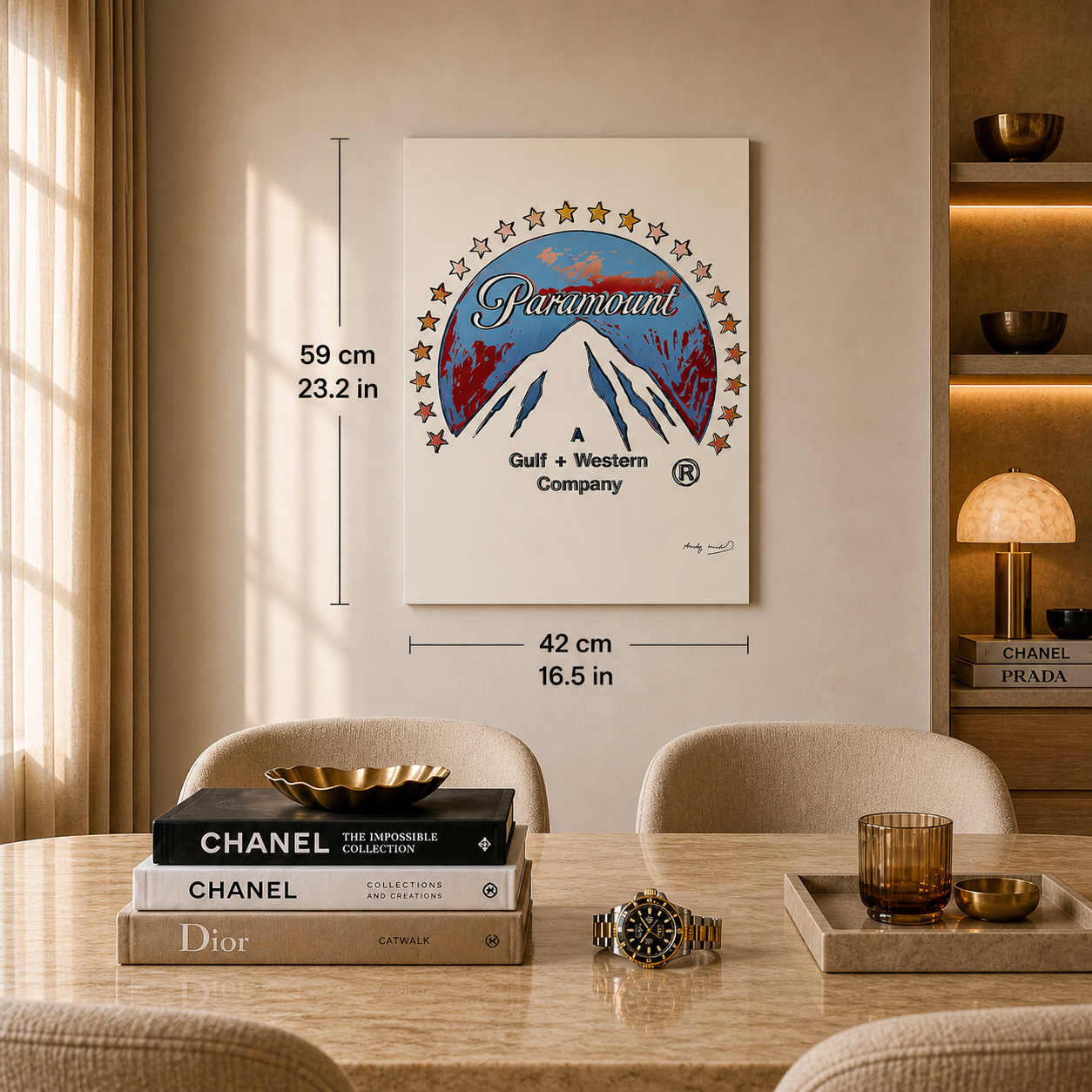 Andy Warhol Paramount Lithografie Arches 300gsm 42x59 cm