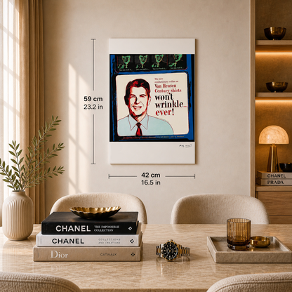 Andy Warhol Van Heusen Lithografie Arches 300gsm 42x59 cm
