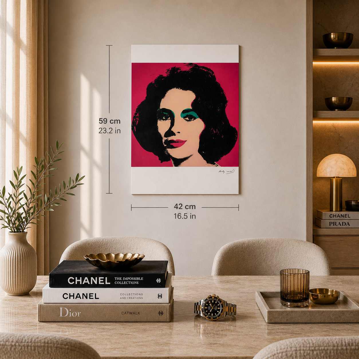 Andy Warhol Liz Taylor Lithografie Arches 300gsm 42x59 cm