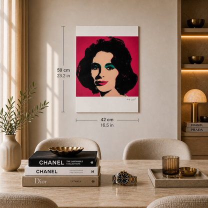 Andy Warhol Liz Taylor Lithografie Arches 300gsm 42x59 cm