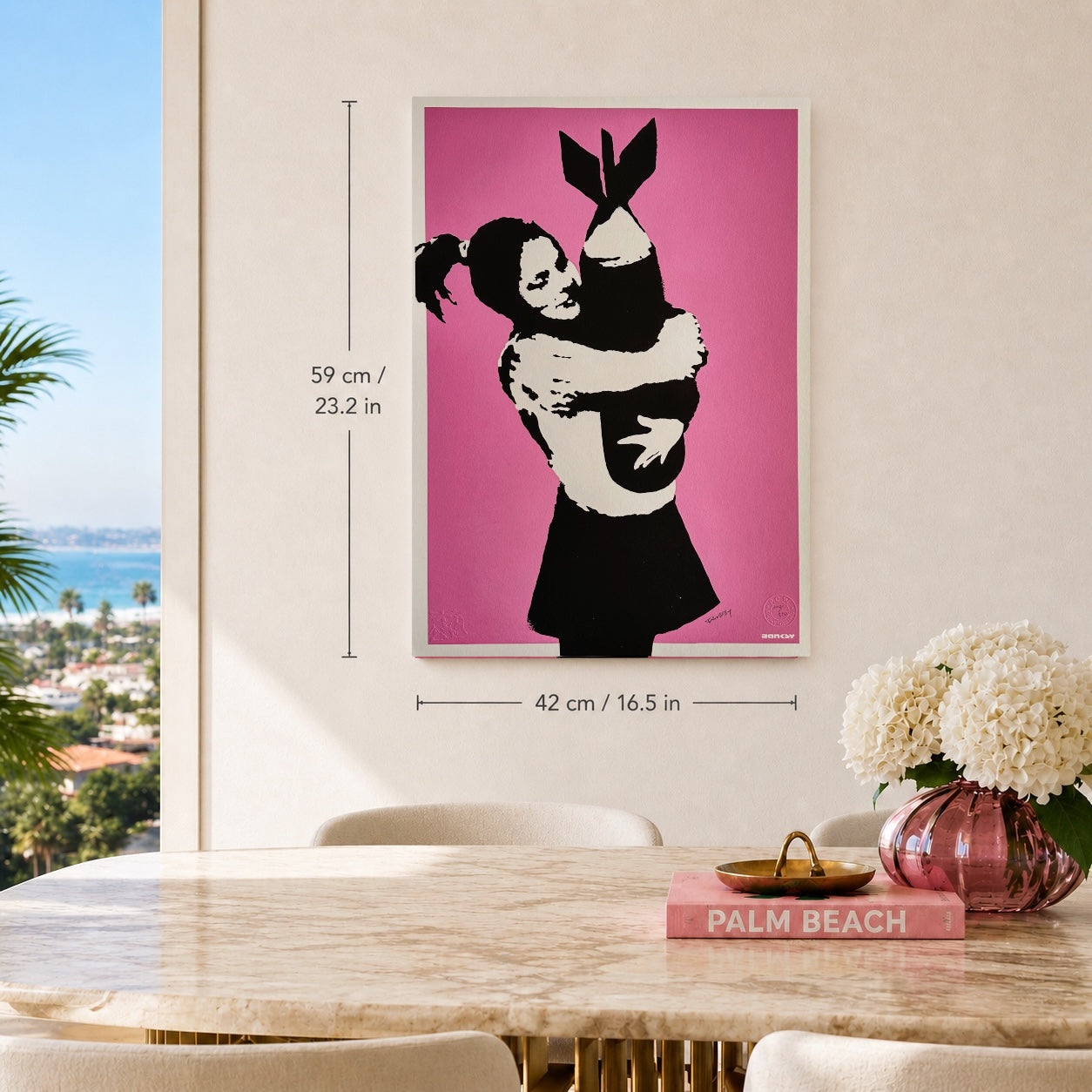 BANKSY Bomb Lover Lithografie Arches 300gsm 42x59 cm