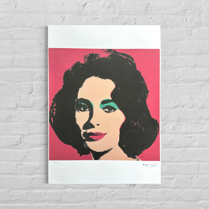 Andy Warhol Liz Taylor Lithografie Arches 300gsm 42x59 cm