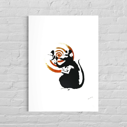 Banksy Radar Rat Lithografie Arches 300gsm 42x59 cm