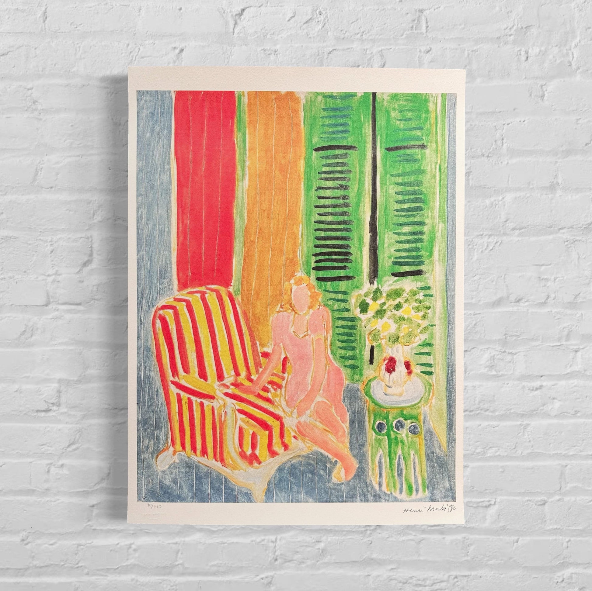 Henri matisse Jeune fille à la robe rose