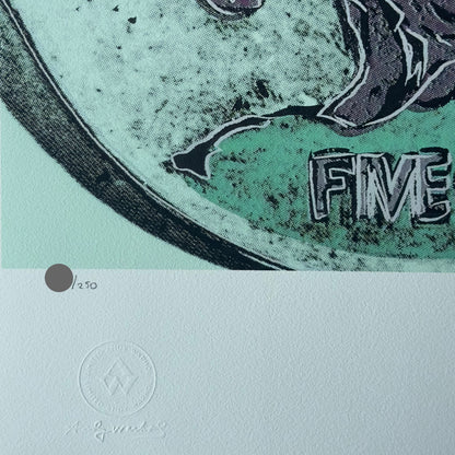 ANDY WARHOL Buffalo Nickel five cent