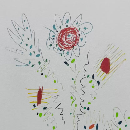 Pablo Picasso – ‘Bloemen, 1961 (LA)’ – Gelimiteerde en genummerde editie