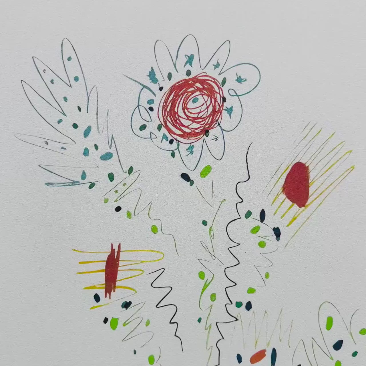 Pablo Picasso – ‘Bloemen, 1961 (LA)’ – Gelimiteerde en genummerde editie