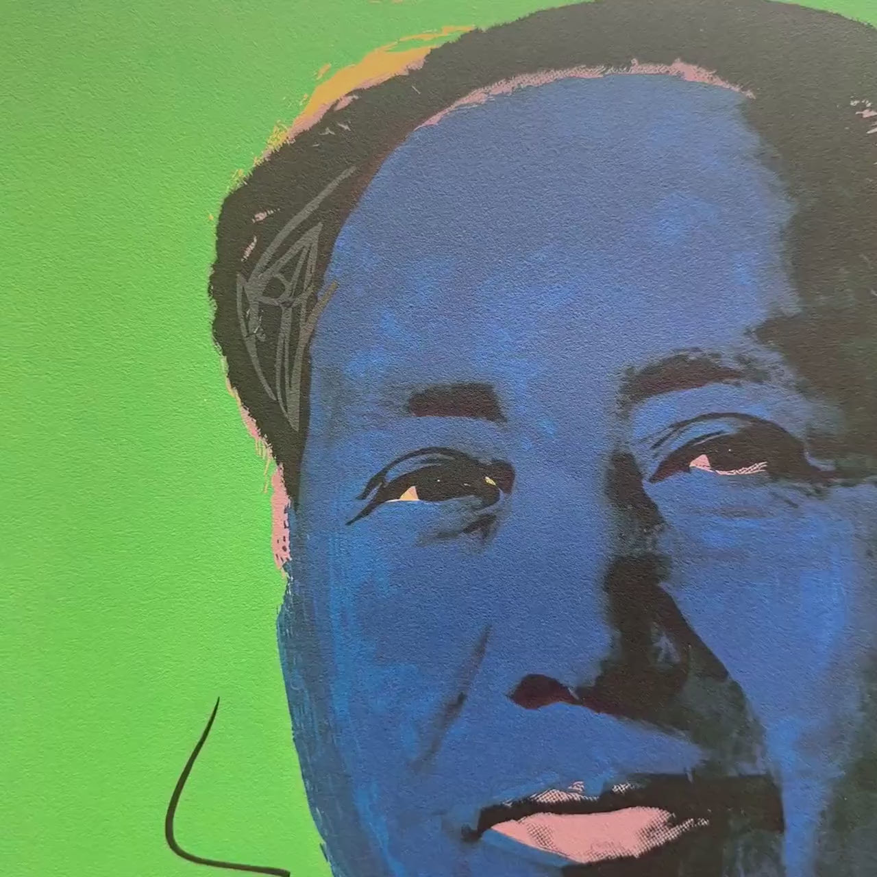 Andy Warhol – ‘Mao (Blauw & Groen)’ – Gelimiteerde en genummerde editie