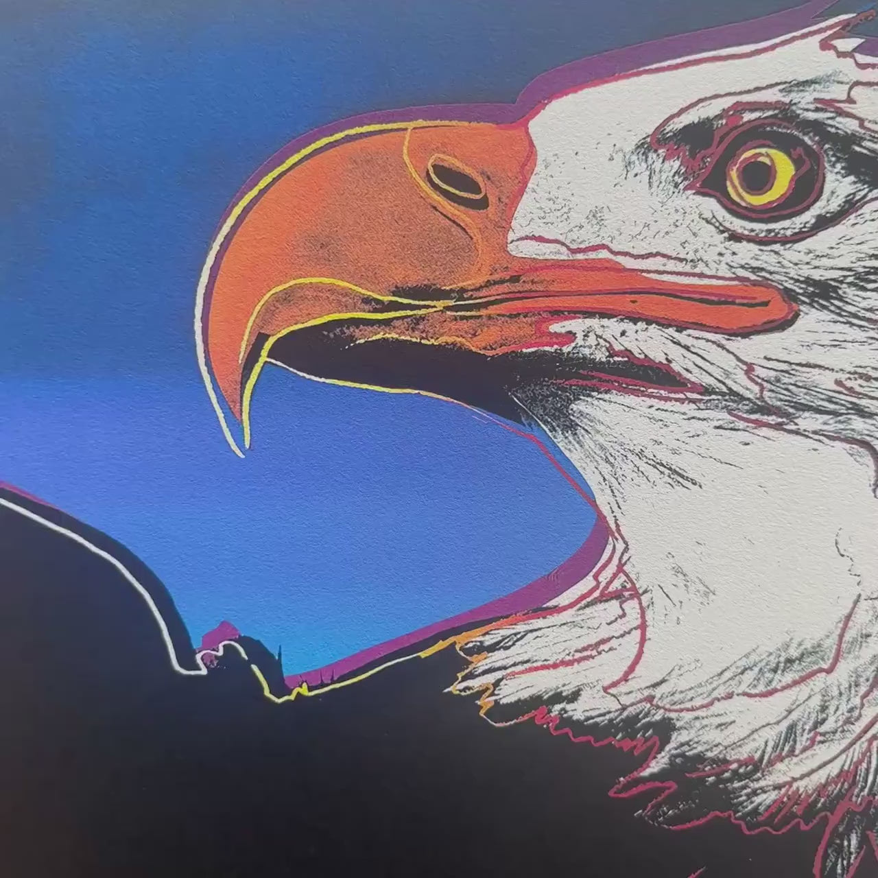 Andy Warhol – ‘Arend (Dieren)’ – Gelimiteerde en genummerde editie
