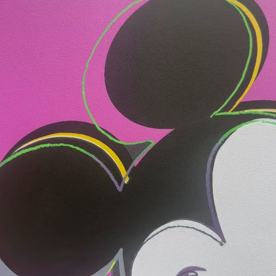 Andy Warhol – ‘Mickey Mouse (Paars, Myths)’ – Gelimiteerde en genummerde editie