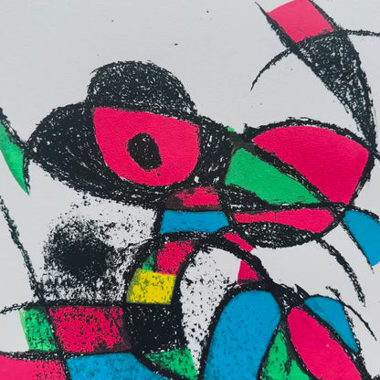 Joan Miró – ‘Sans titre (geometrische kleurcompositie)’ – Gelimiteerde editie